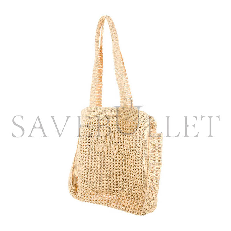 MIU MIU WOVEN TOTE BAG 5BG230 (40*38.5*10cm)